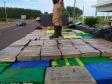  Polícia Rodoviária encontra 3,5 toneladas de maconha escondida em carga de paletes no Noroeste do estado 