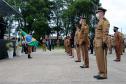 Policiais militares são homenageados durante solenidade em comemoração aos 52 anos do 13º Batalhão em Curitiba