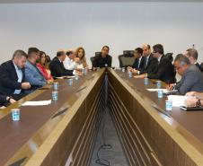 Secretário da Segurança Pública se reúne com deputados e representantes de Maringá