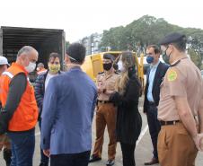 Mais de 20 toneladas são entregues ao Projeto Cesta Solidária, do Governo do Paraná