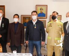 Governador e Secretário da Segurança agradecem trabalho dos bombeiros do Paraná