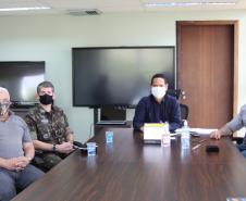 Secretário coronel Marinho recebe visita do Exército Brasileiro