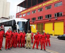 Paraná envia nova equipe de bombeiros para o Pantanal
