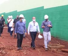 Secretário da Segurança Pública acompanha obras de ampliação da Penitenciária de Foz do Iguaçu I
