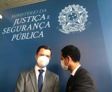 Reforço de parcerias e movimentação de projetos marcam passagem do secretário da Segurança Pública em Brasília