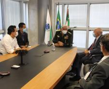 Ministro do STM visita Secretaria da Segurança Pública para estreitar parcerias