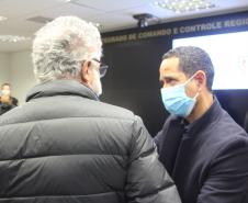 Secretário da Segurança Pública celebra recuperação de profissionais que foram infectados com o Covid-19