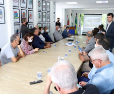 Prefeitos e secretário da Segurança Pública discutem obras e projetos na região de Londrina