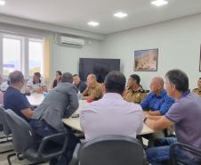  Secretaria de Segurança Pública apresenta ações do verão e aproxima contato com Guaratuba