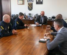 Secretário da Segurança Pública recebe visita do superintendente da PRF