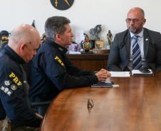 Secretário da Segurança Pública recebe visita do superintendente da PRF