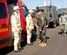 Bombeiros militares participam de operação humanitária no Paraná