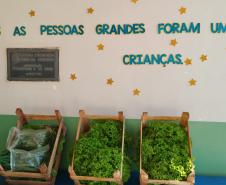  Projeto Semear, da Polícia Penal, fornece produtos orgânicos a escola de Foz do Iguaçu