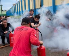 Polícia Penal promove curso de brigadista de incêndio penitenciário para servidores em Londrina