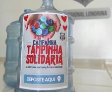Polícia Penal doa tampinhas de garrafas descartadas pelos presos a entidades de Londrina