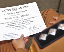 ONU escolhe PMPR para sediar curso de capacitação de policiais para atuarem em missões de paz 