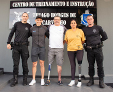 Base da Polícia Penal vira centro de treinamento para paratletas que vão disputar o Brasileiro