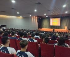 Segurança promove palestra sobre prevenção às drogas para estudantes