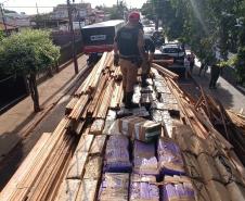 BPRV apreende 3 toneladas de maconha em operação no Norte do Paraná