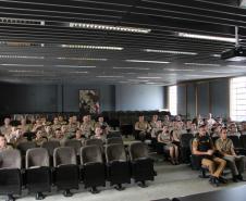 Alunos do Curso de Oficiais da Brigada Militar do RS visitam a Polícia Militar do Paraná