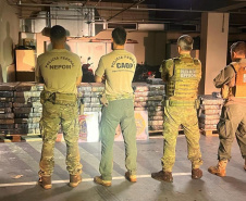 Polícia Militar apreende 3,2 toneladas de maconha em Foz do Iguaçu e Guaíra