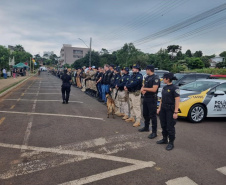 Operação Simultânea entre as forças de segurança do Paraná e Santa Catarina visam coibir crimes nas fronteira
