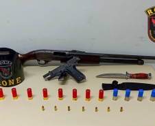 PMPR apreende mais 3 armas de fogo na Operação Ezequiel 37 em Paranaguá