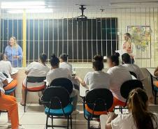 Projeto de atenção à saúde da mulher é realizado na Cadeia Pública Feminina de Londrina