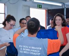  Comitiva da UNODC que trabalha com sistema prisional visita unidades do Paraná