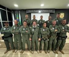 PCPR inicia curso de operações aéreas para ampliar formação de policiais