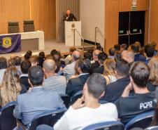 PCPR e PRF promovem palestra sobre gestão pública para 130 delegados em Curitiba