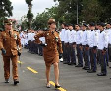 Maria Fernanda é a primeira mulher a comandar o Colégio da Polícia Militar do Paraná