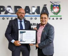 Secretaria de Estado da Segurança Pública recebe Menção Honrosa pelos 86 anos de fundação no Paraná