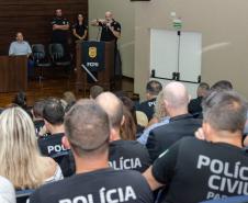 PCPR realiza entrega de medalhas de serviço policial para servidores das Subdivisões Policiais de Ponta Grossa e Telêmaco Borba