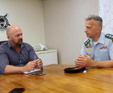 Secretário da Segurança Pública recebe visita de militares do Mato Grosso do Sul
