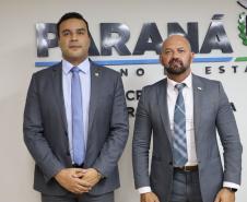 Secretário de Segurança Pública recebe visita do presidente da Associação dos Magistrados do Paraná (AMAPAR)