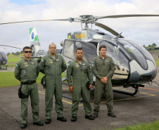 Governo do Paraná envia helicóptero do Batalhão de Operações Aéreas (BPMOA)  para auxiliar nas buscas de pessoas desaparecidas em Brumadinho  -  Curitiba, 03/02/2019  -  Foto: Jaelson Lucas/ANPr