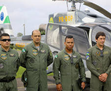 Governo do Paraná envia helicóptero do Batalhão de Operações Aéreas (BPMOA)  para auxiliar nas buscas de pessoas desaparecidas em Brumadinho  -  Curitiba, 03/02/2019  -  Foto: Jaelson Lucas/ANPr
