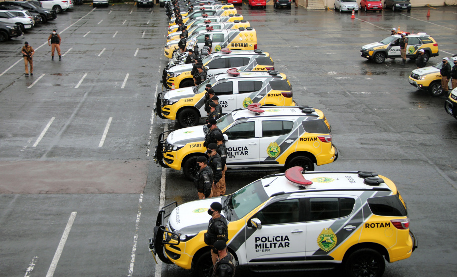 Operação Tático Móvel coloca mais de 80 policiais militares nas ruas de Curitiba para reforçar o policiamento