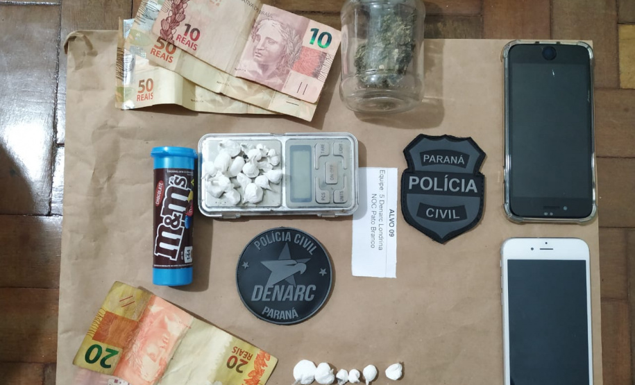 PCPR prende sete em operação contra tráfico de drogas em Mandaguari