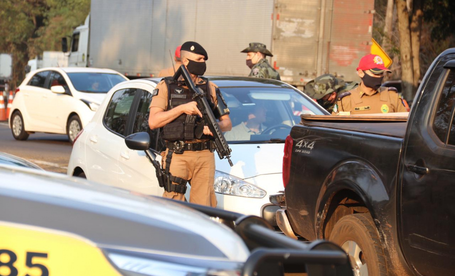 Megaoperação Divisas Integradas combate crime organizado na divisa entre Paraná e São Paulo