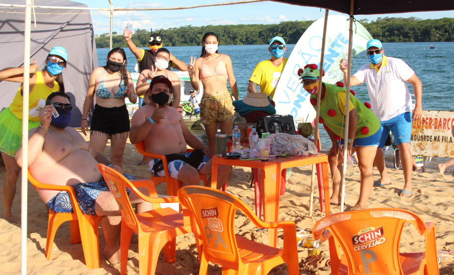 PM e bombeiros intensificam ações nas praias às margens do Rio Paraná