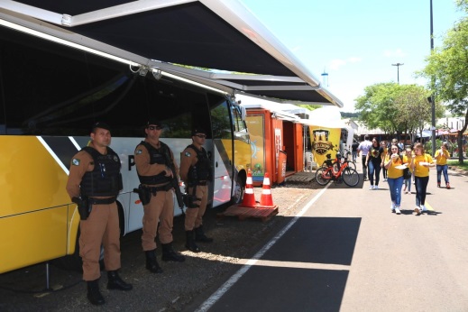 Com tecnologia, PM leva mais segurança para a Inventum 2019 em Pato Branco