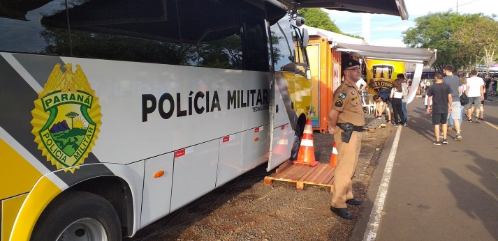 Com tecnologia, PM leva mais segurança para a Inventum 2019 em Pato Branco