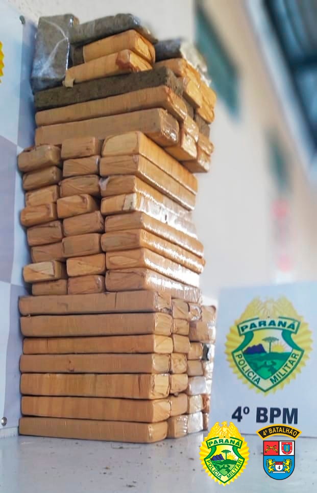 Em ações separadas, 4º Batalhão apreende drogas e arma de fogo em Maringá, no Noroeste do estado
