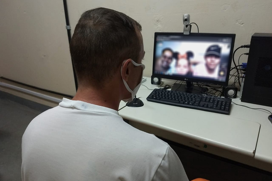 Visitas virtuais já são realidade em 43 unidades prisionais