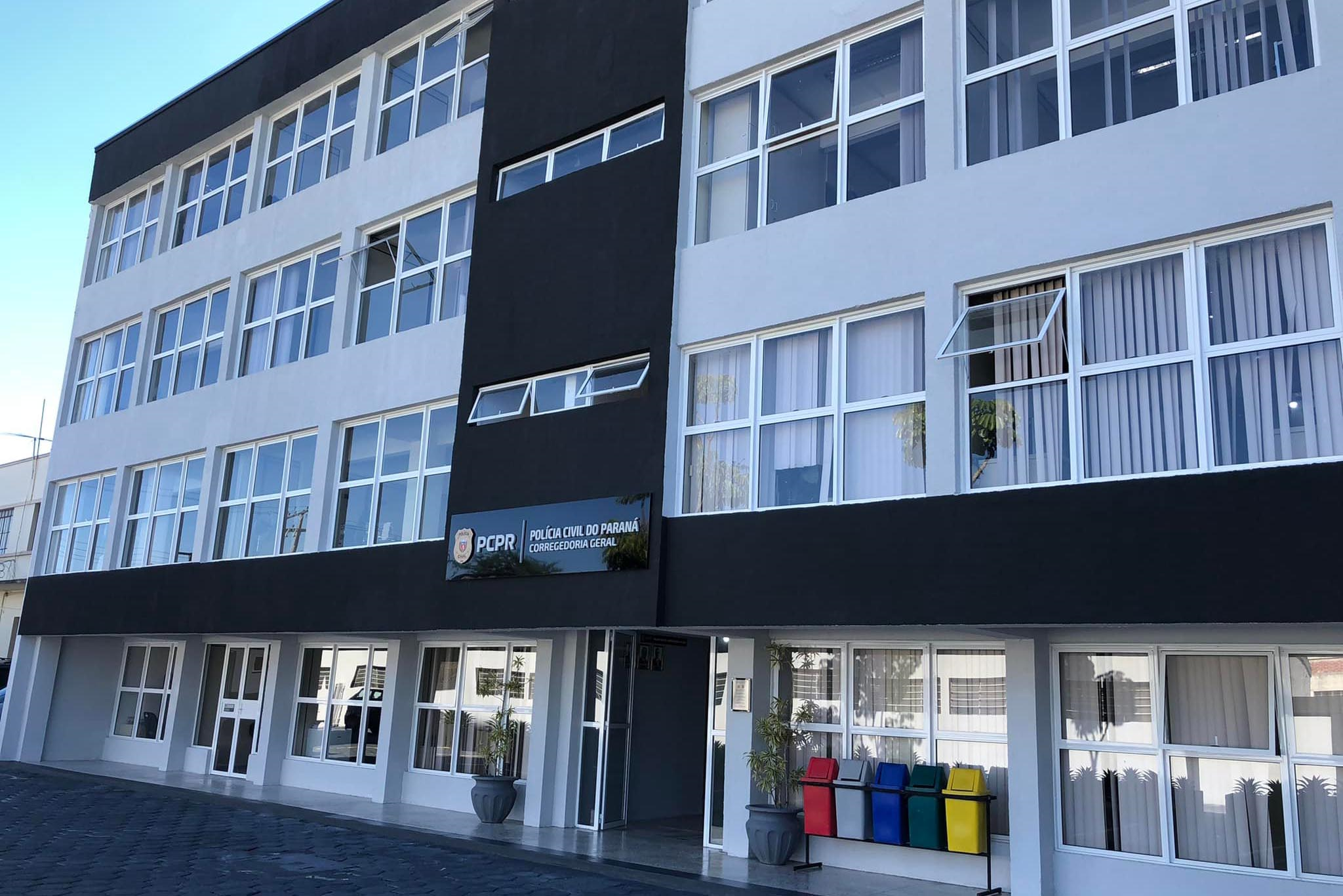 Polícia Civil finaliza revitalização do prédio da Corregedoria Geral, em Curitiba
