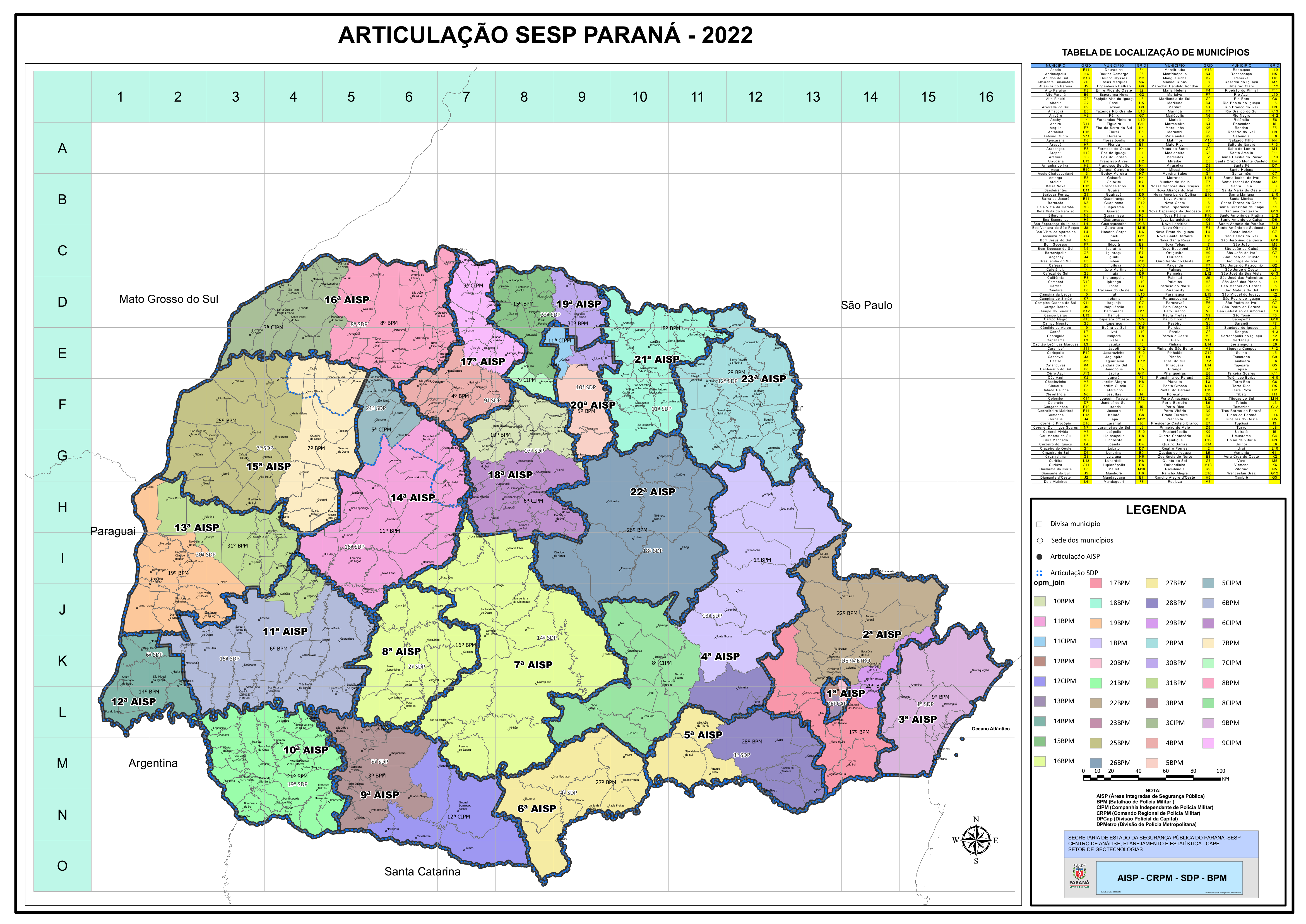 Mapa de articulação