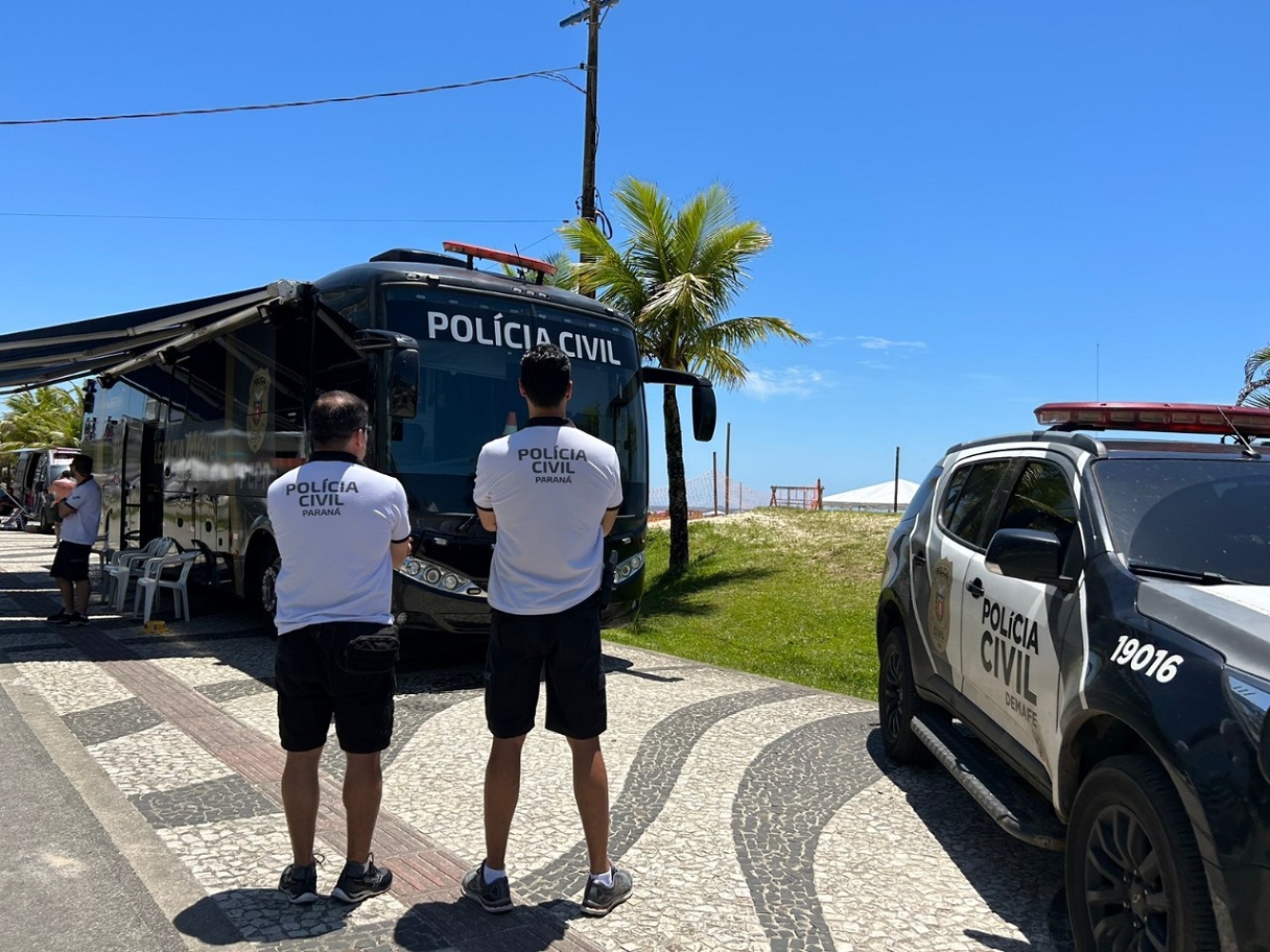 Delegacia Móvel da PCPR atenderá população neste fim de semana em Matinhos