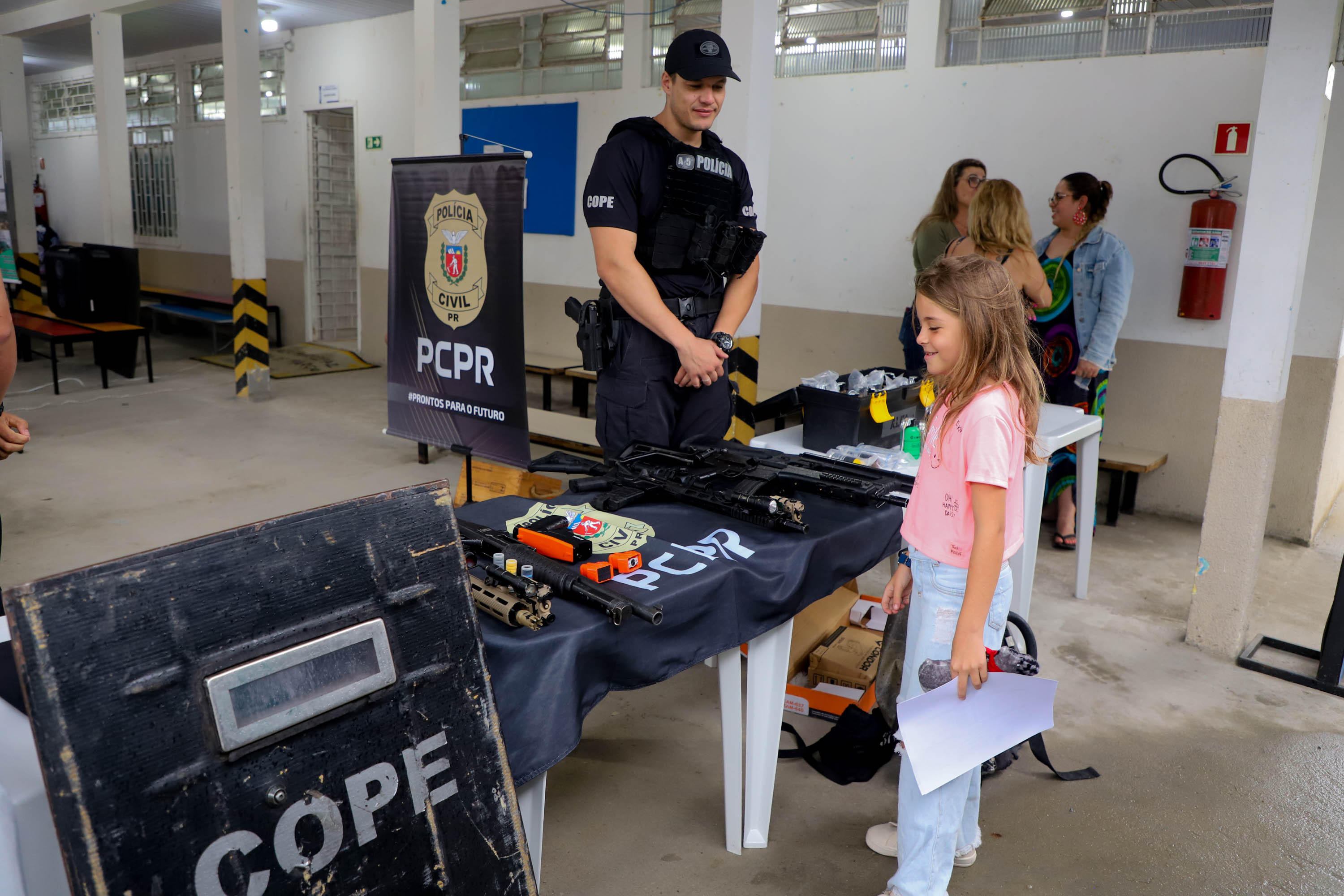 Exposição no Litoral apresenta forças de segurança e serviços à população